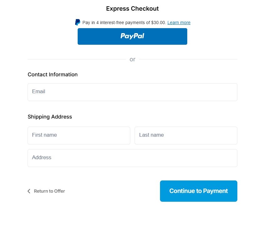 VelaSleep checkout page screenshot